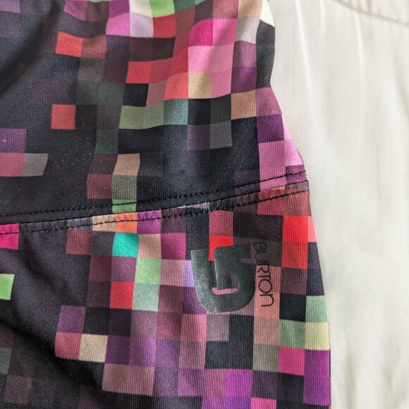 Burton Leggings Women's Large Dryride Pixelated Cadence Lightweight Baselayer - Picture 9 of 13